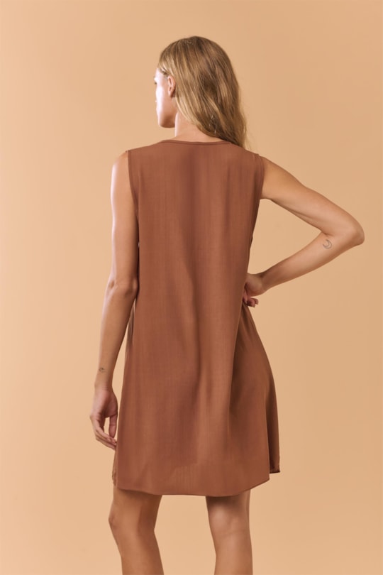 Imagem do produto Vestido Saida Curto Botoes