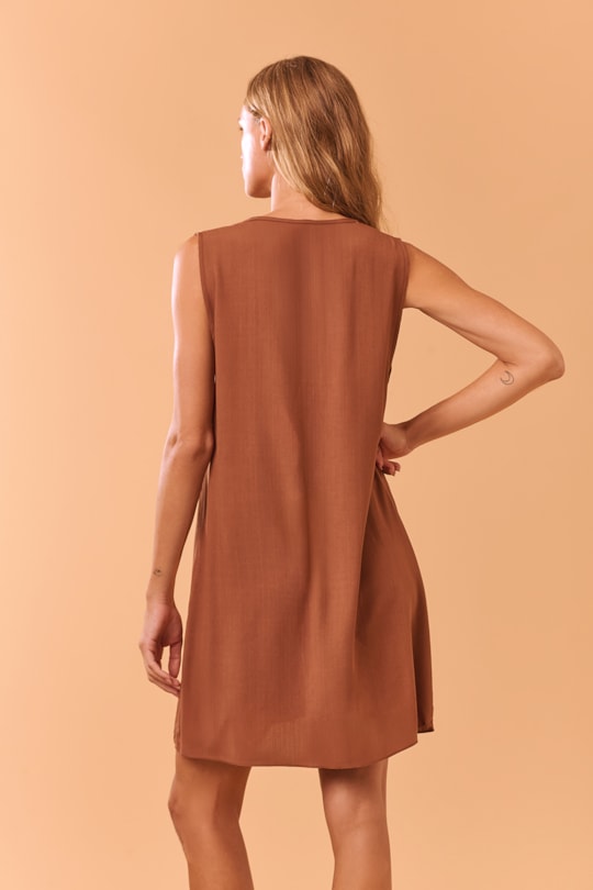 Imagem do produto Vestido Saida Curto Botoes