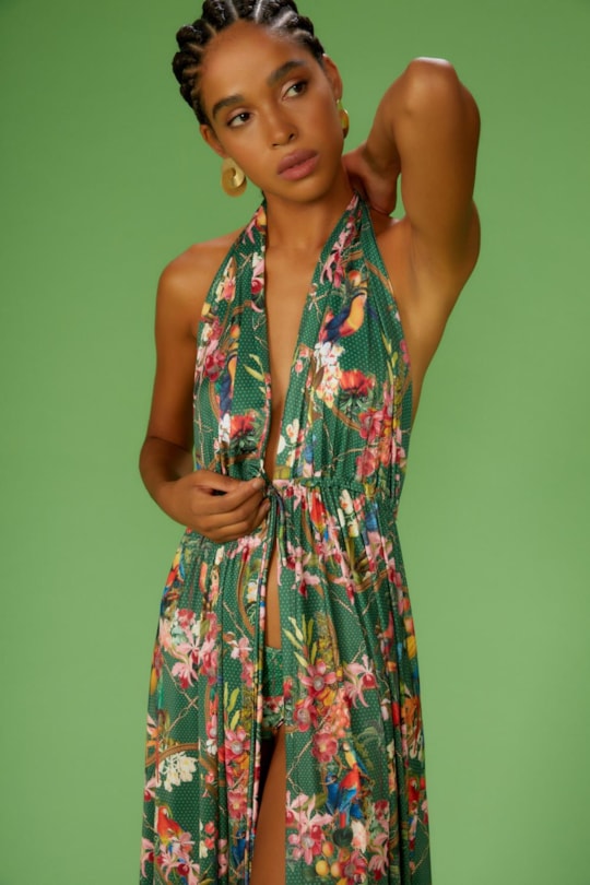 Imagem do produto Vestido Saida Duo Ring Tropical