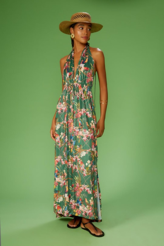 Vestido Saida Duo Ring Tropical