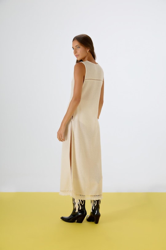 Imagem do produto Vestido Saida Franja Barra