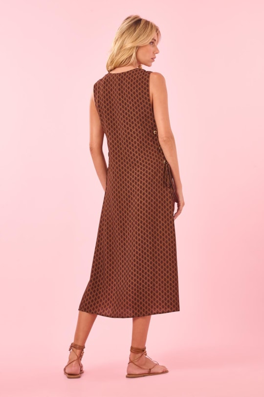 Imagem do produto Vestido Saida Ilhos Loc Leque