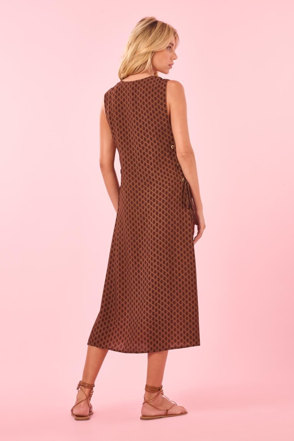 Vestido Saida Ilhos Loc Leque