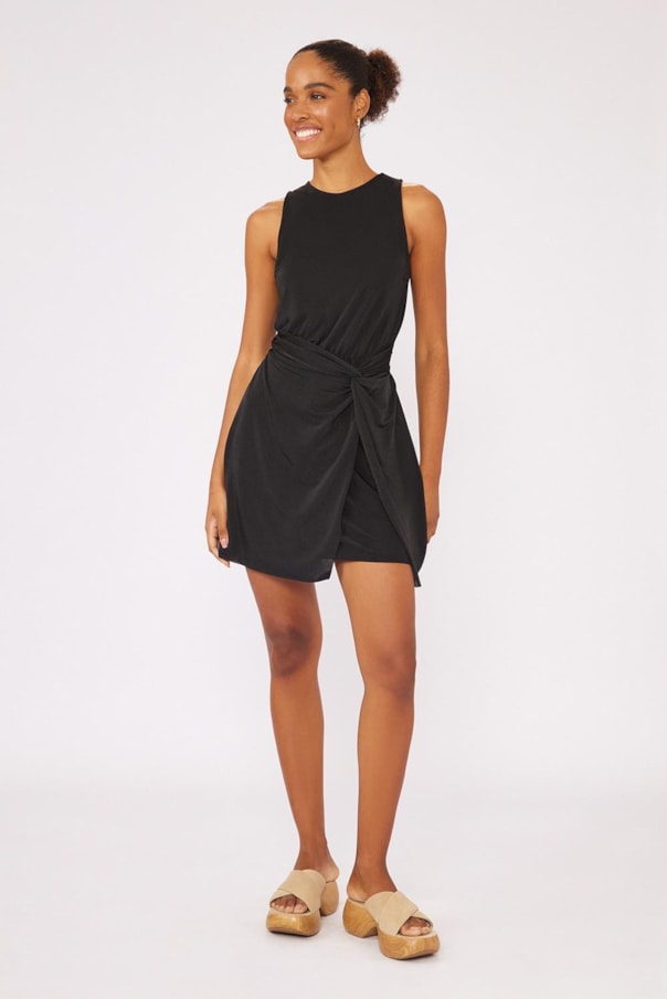 Vestido Saida Jersey Liso