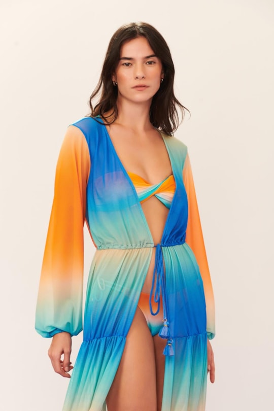 Imagem do produto Vestido Saida Longo Tule Degrade