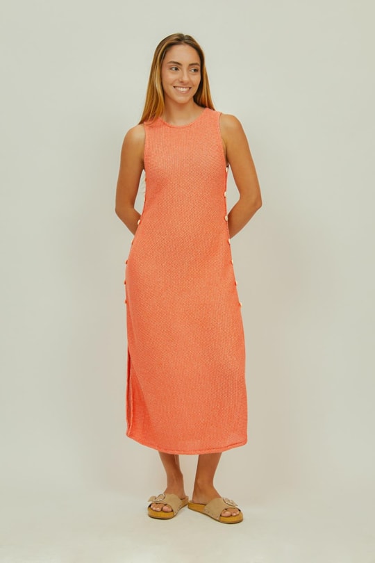 Imagem do produto Vestido Saida Malha Tricot Color 2