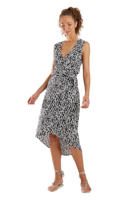 Imagem do produto Vestido Saida Trans. Faixa Pantera