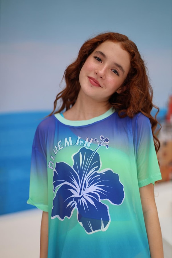 Vestido Saida Tule Loc Hibisco (Teen)