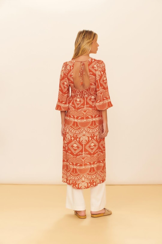 Vestido Saida Tunica Mgl Brisa Suave