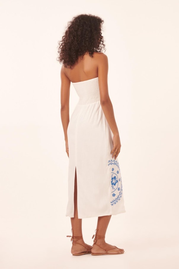 Vestido Sem Alca Borddao Ohana
