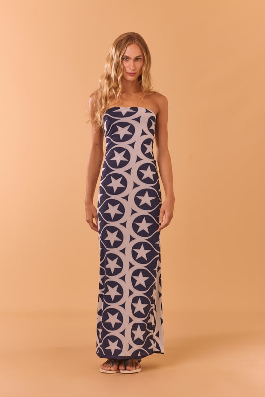 Imagem do produto Vestido Sem Alca Tule Lua Estrela