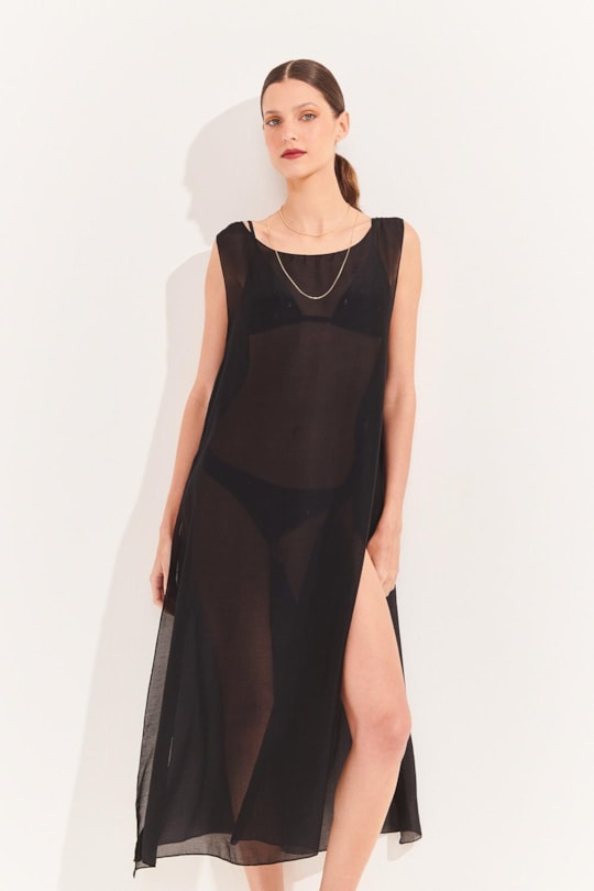 Imagem do produto Vestido Sobre Merina Seda