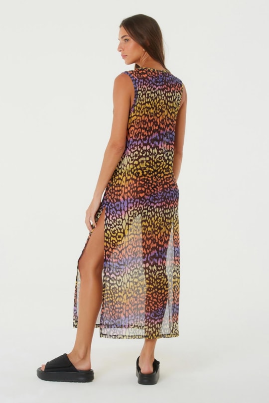 Imagem do produto Vestido T-Shirt Tule Onca Degradee