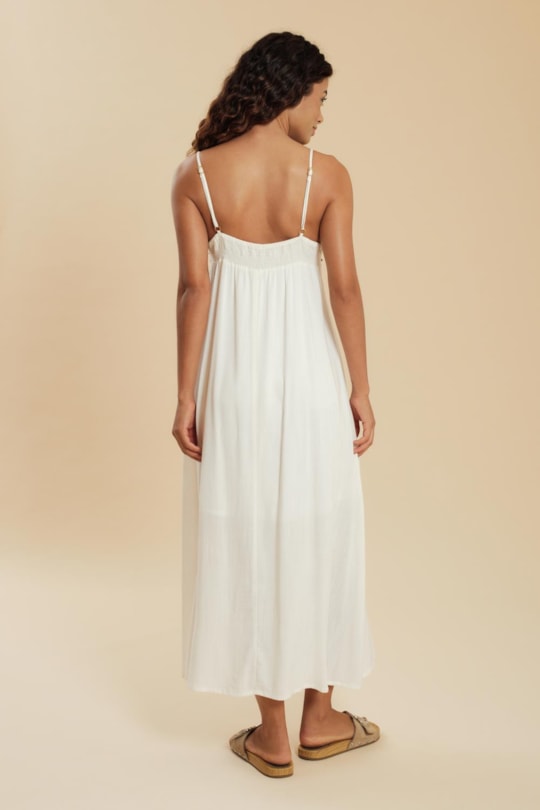 Imagem do produto Vestido Top Crochet Bordado Liso