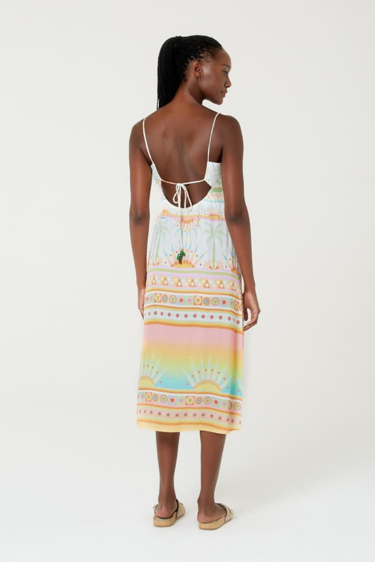 Imagem do produto Vestido Torcao Saudacao Ao Sol