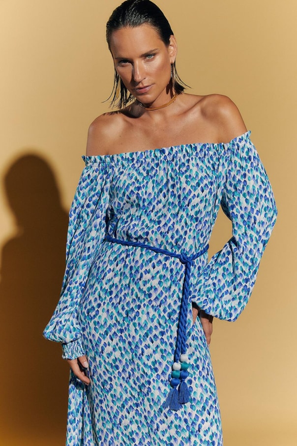 Vestido Tqc Estampa Piton