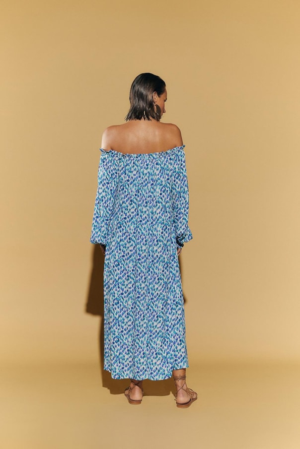 Vestido Tqc Estampa Piton