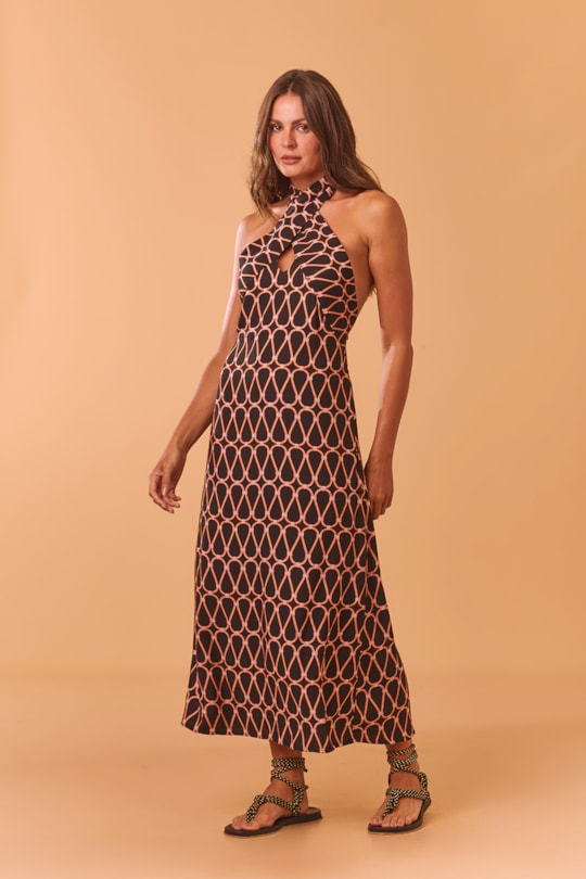 Imagem do produto Vestido Transpasse Frente Enlace Black