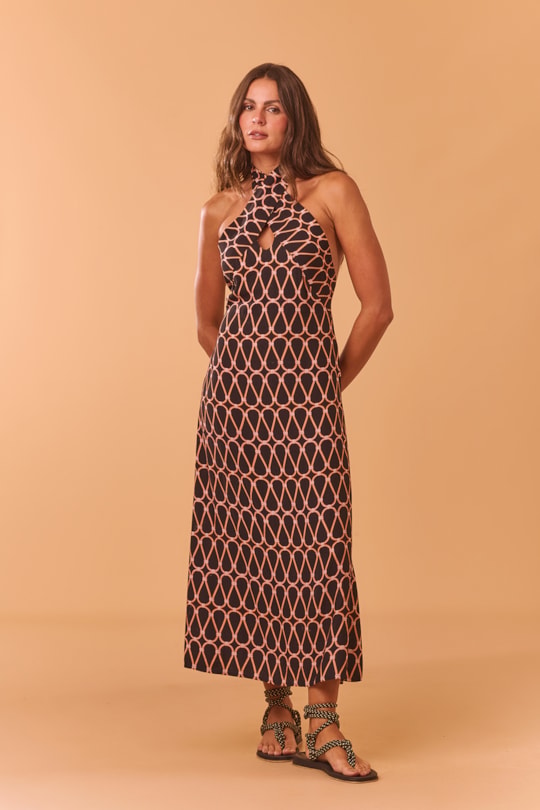 Imagem do produto Vestido Transpasse Frente Enlace Black