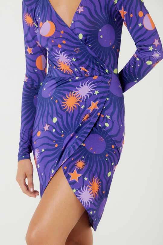 Imagem do produto Vestido Transpasse Frente Solsticio