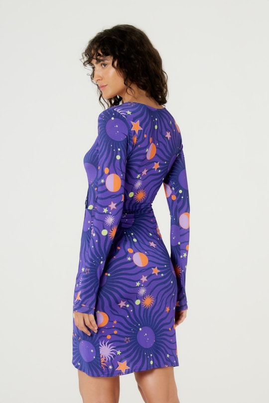 Imagem do produto Vestido Transpasse Frente Solsticio