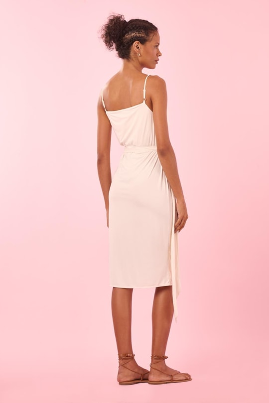 Vestido Transpasse Liso