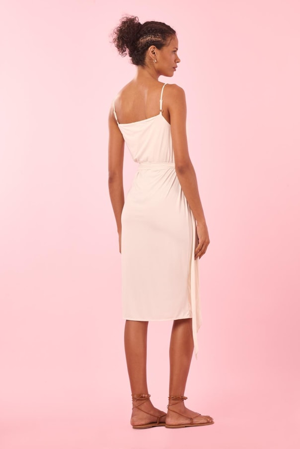 Vestido Transpasse Liso