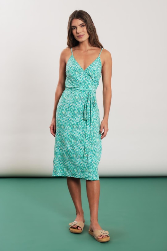 Imagem do produto Vestido Transpasse Reflexo