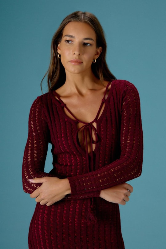 Imagem do produto Vestido Tricot Decote Frente