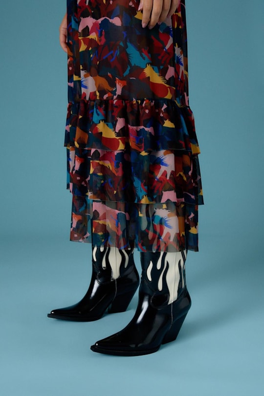 Imagem do produto Vestido Tule Babado Cavalgada