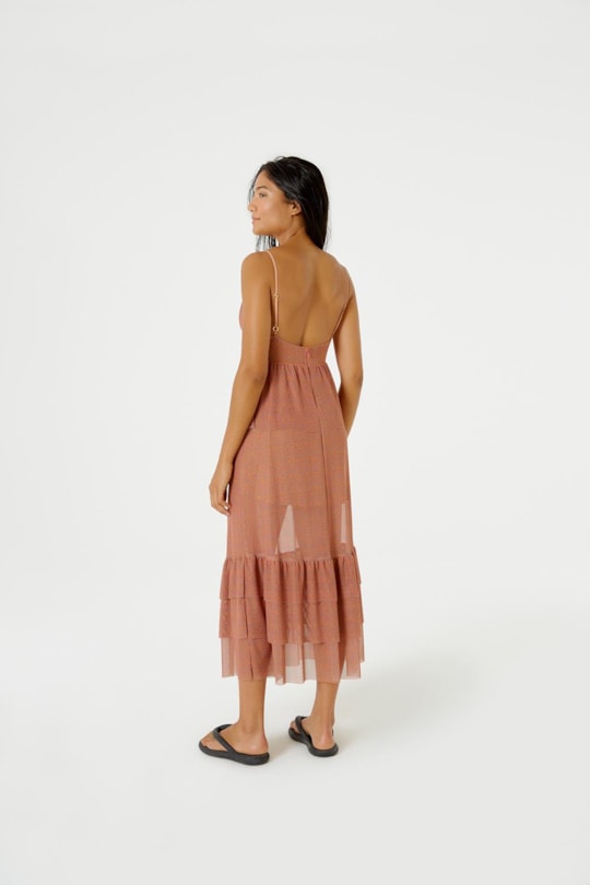 Imagem do produto Vestido Tule Babado Raiozinhos