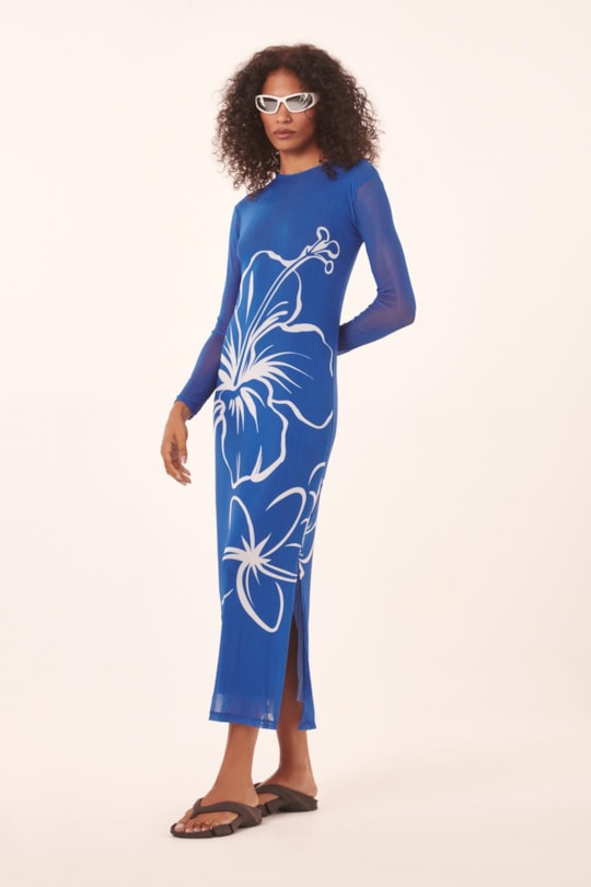 Imagem do produto Vestido Tule Manga Longa Luau
