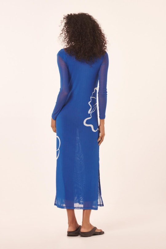 Imagem do produto Vestido Tule Manga Longa Luau