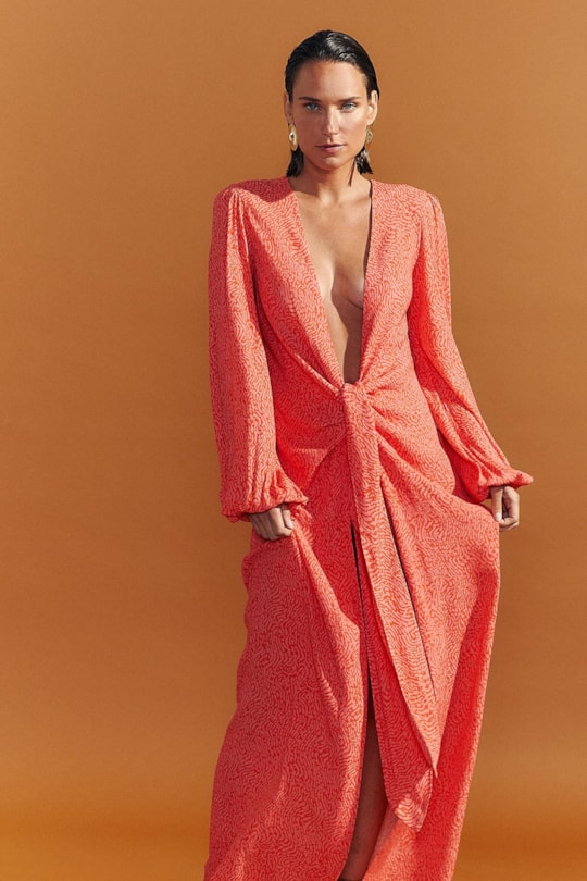 Imagem do produto Vestido Vic Estampa Fingers Rosa